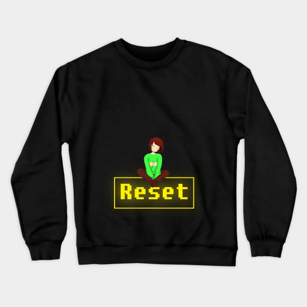 Undertale - Pacifist Crewneck Sweatshirt by Trannes